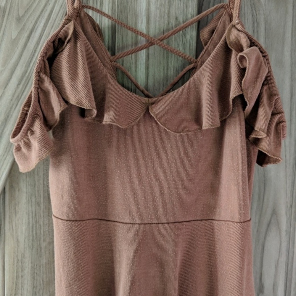 Full Tilt Women's Off the Shoulder Mini Dress Size Small - Picture 5 of 9